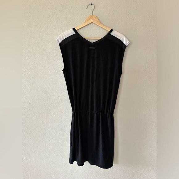 Blanc Noir V Neck Tank Cinch Waist Jersey Knit Mini Dress Size M - Picture 8 of 9